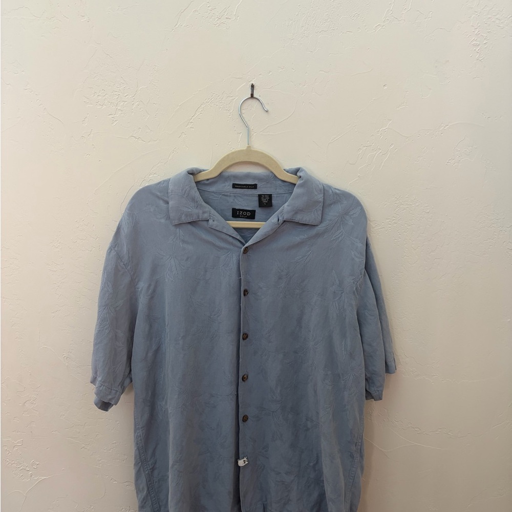 Jos. A. Bank Light Blue Shirt Jacket